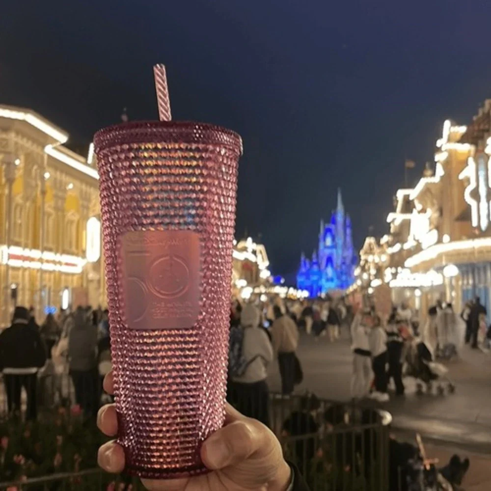 Disney Starbucks Walt Disney World 50th Anniversary EARidescent Tumbler 24oz NEW